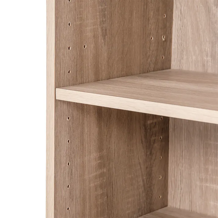 可動棚 収納ボックス3段 スリム ナチュラルエルム S62