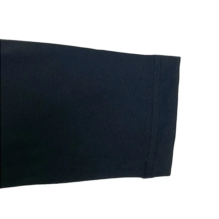 SPEED DRY さらさらドライポロシャツ 長袖 ブラック L