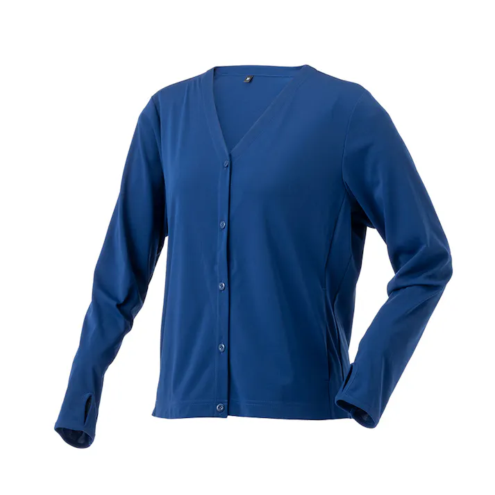 カインズ 婦人UVカットV首ジャケット L ネイビー