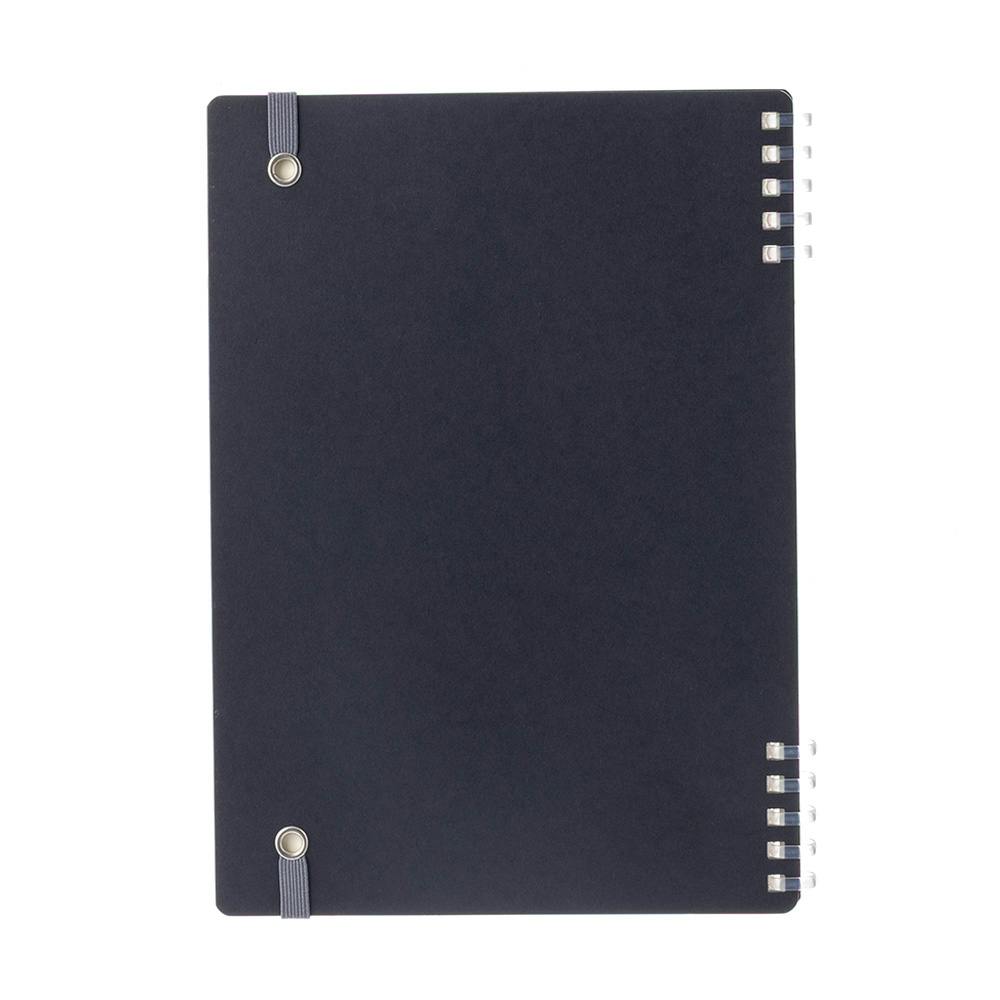 カインズ Salasse サラッセ柔らかリングノート A5 50枚 B罫 ブラック