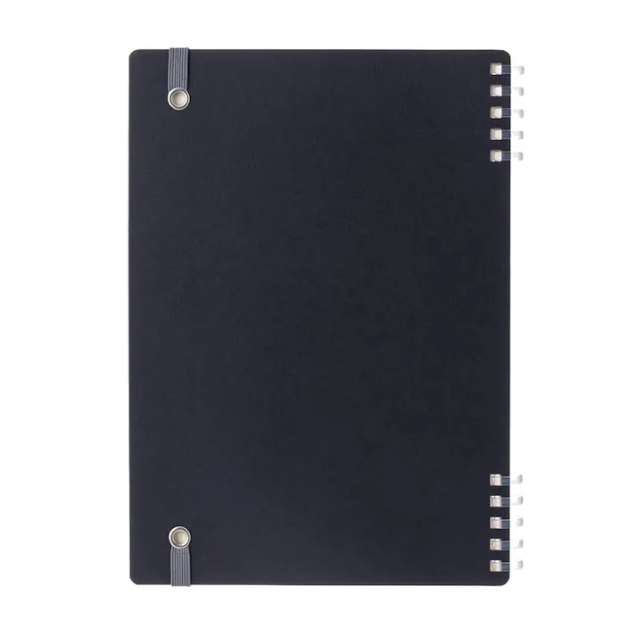 カインズ Salasse サラッセ柔らかリングノート A5 80枚 方眼 ナチュラル バンド付