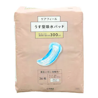 ケアフィール うす型吸水パッド 300ml 36枚