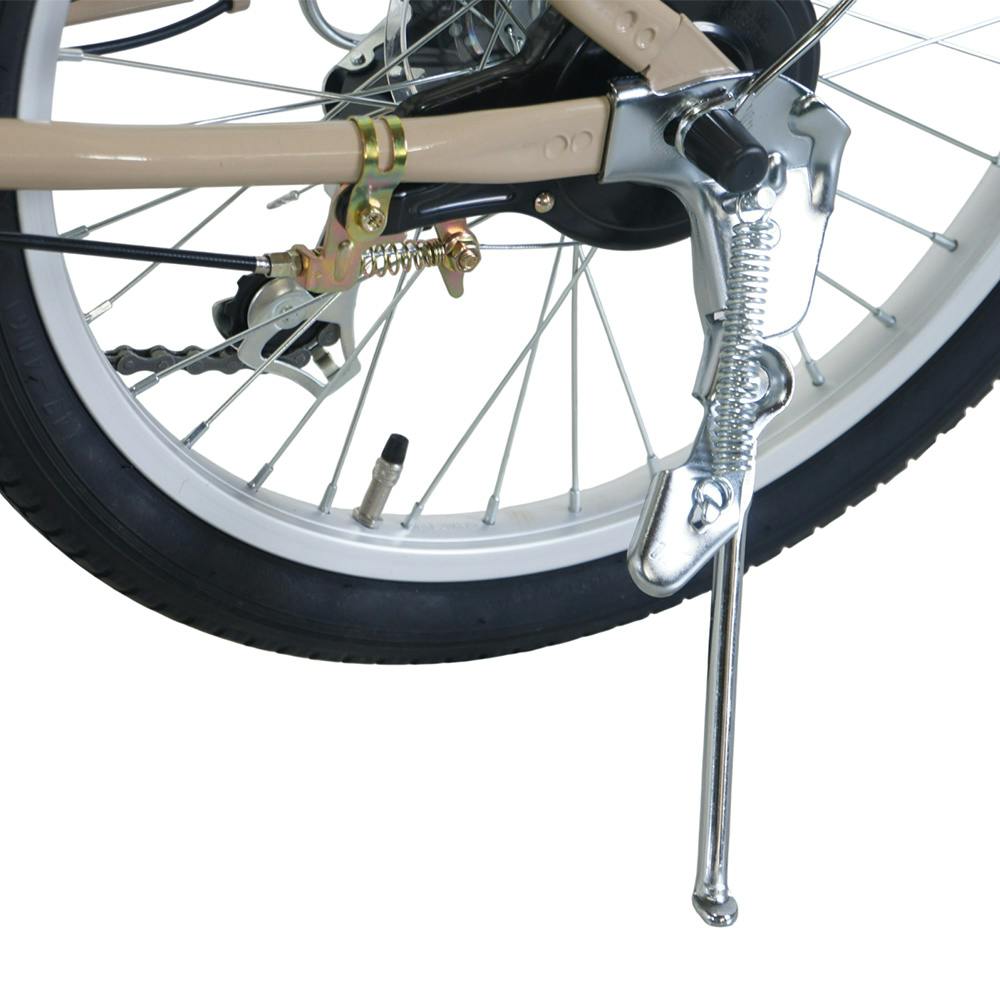 自転車】折り畳み車 VILLE ヴィル 20インチ 外装6段 ホワイト