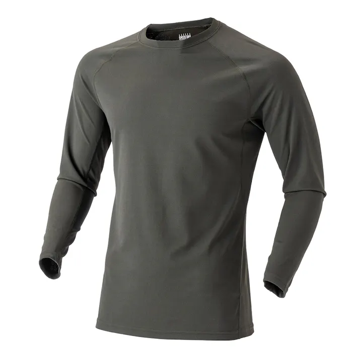 SPEED DRY SD 汗染み防止Tシャツ 長袖 カーキ M