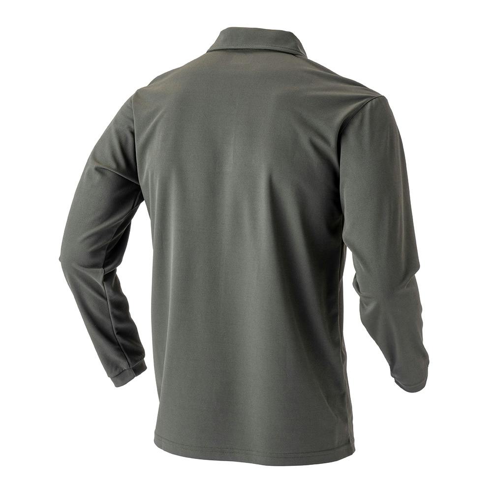 SPEED DRY SD 汗染み防止ポケット付きポロシャツ長袖 カーキ L | 作業