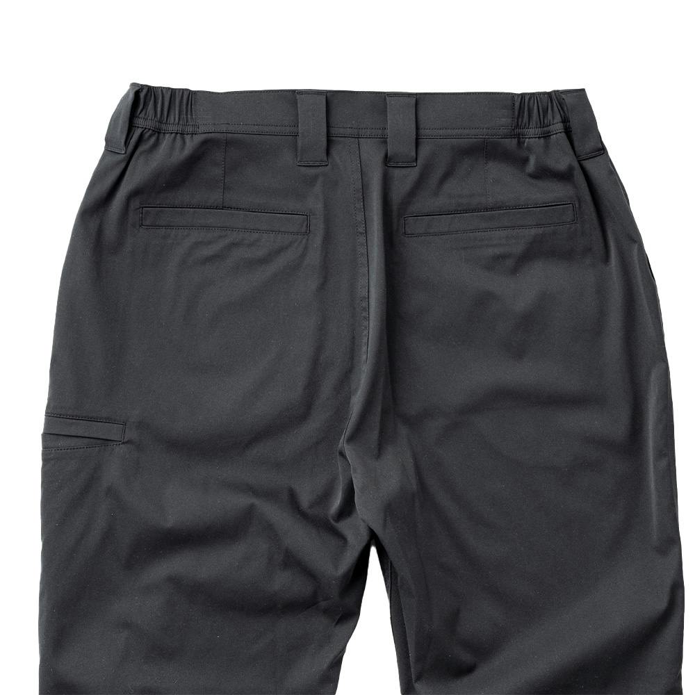 ブラックワークパンツ サイドポケット付き 綿ライクサイドポケットパンツ M ブラック | 作業着・作業服