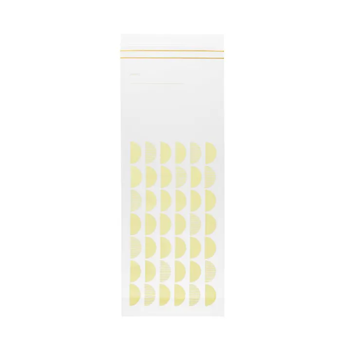 抗菌ダブルジッパーバッグ 縦長 マチ付き 20枚入り