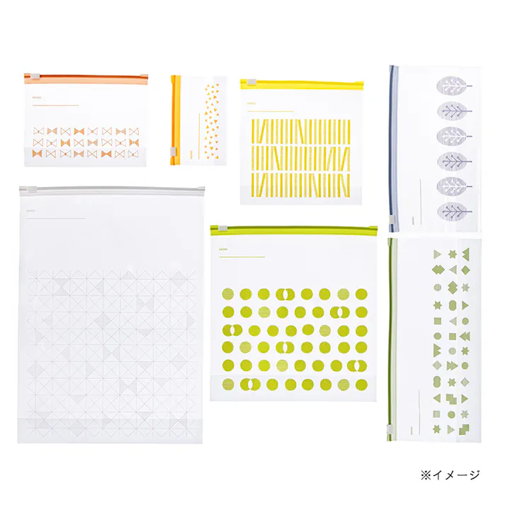 抗菌スライドジッパーバッグ SSS マチ付き 40枚入り