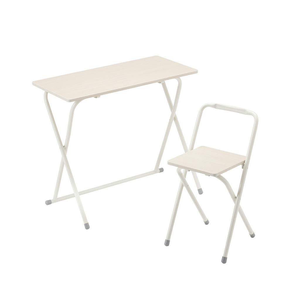 シンプルデスク＆チェア ホワイト A11