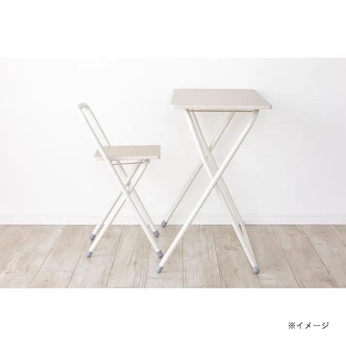 シンプルデスク&チェア ホワイト A11