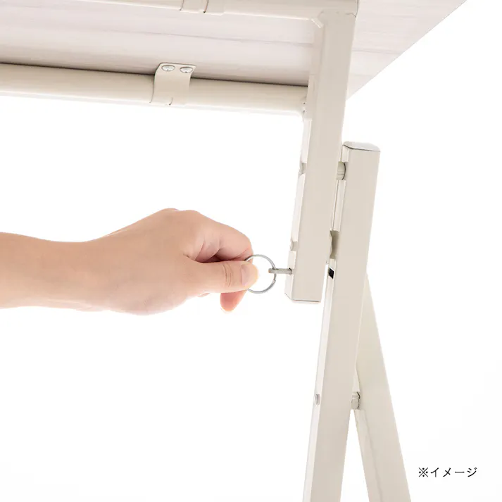 キズに強いデスク&クッションチェア ホワイト A13