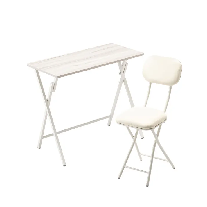 キズに強いデスク&クッションチェア ホワイト A13