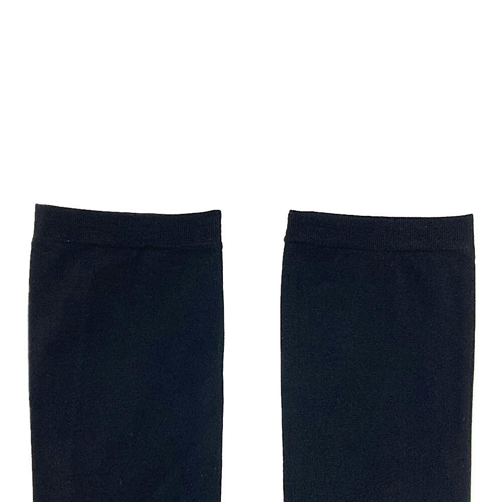 アームカバー指穴付き　ブラック 縫い目のないアームカバー 指穴付き ブラック | 作業着・作業服