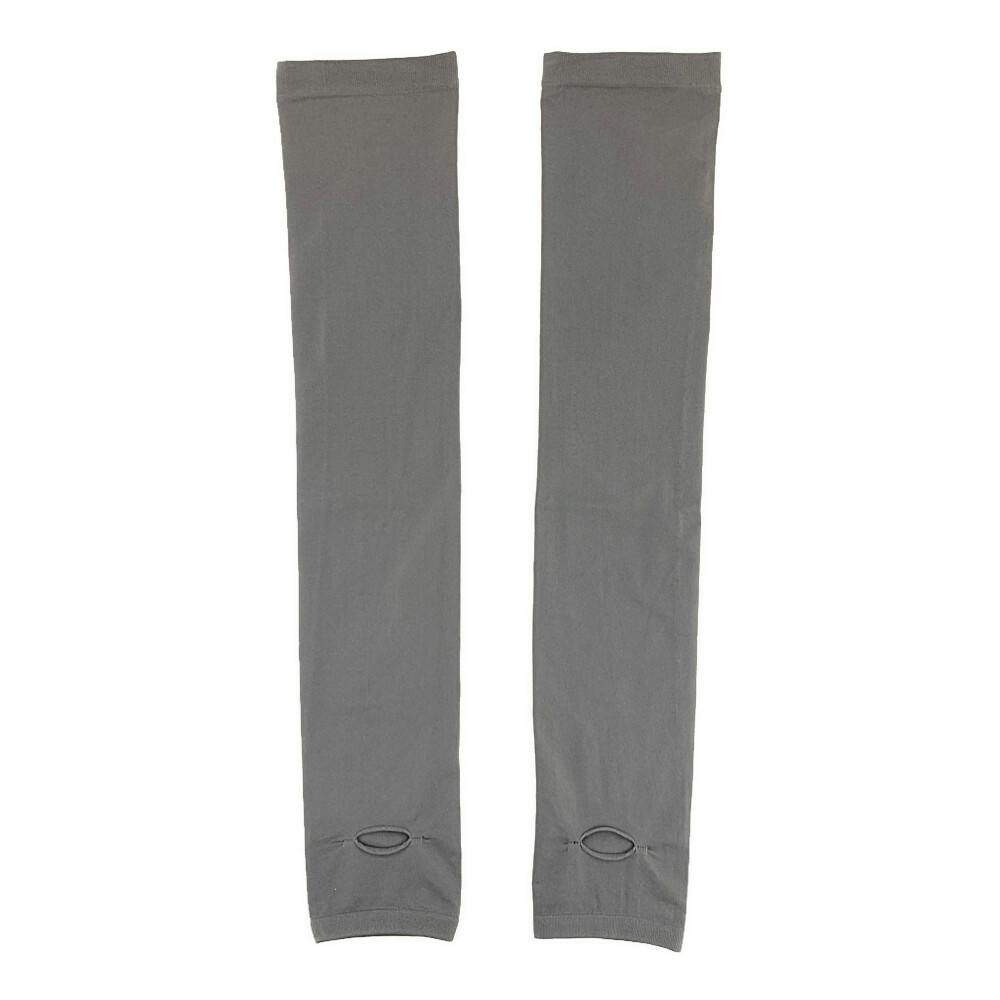 アームカバー指穴付き　グレー 縫い目のないアームカバー指穴付き グレー | 作業着・作業服