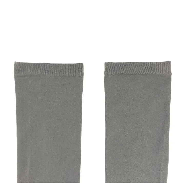 縫い目のないアームカバー指穴付き グレー