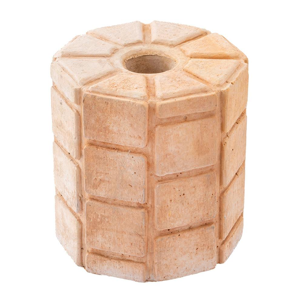 花壇材コーナー兼ソーラーライトスタンド