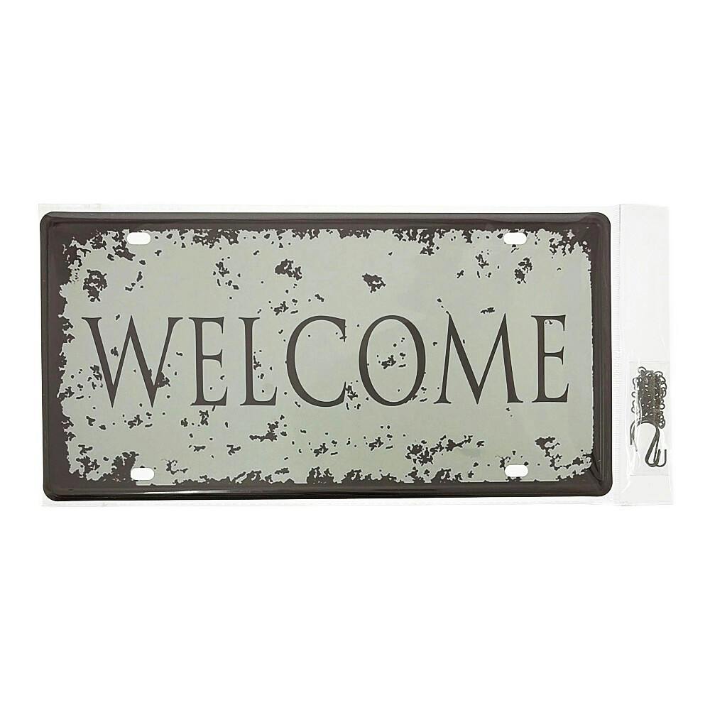 サインプレート WELCOME 30×15cm | 鋼材 通販 | ホームセンターのカインズ