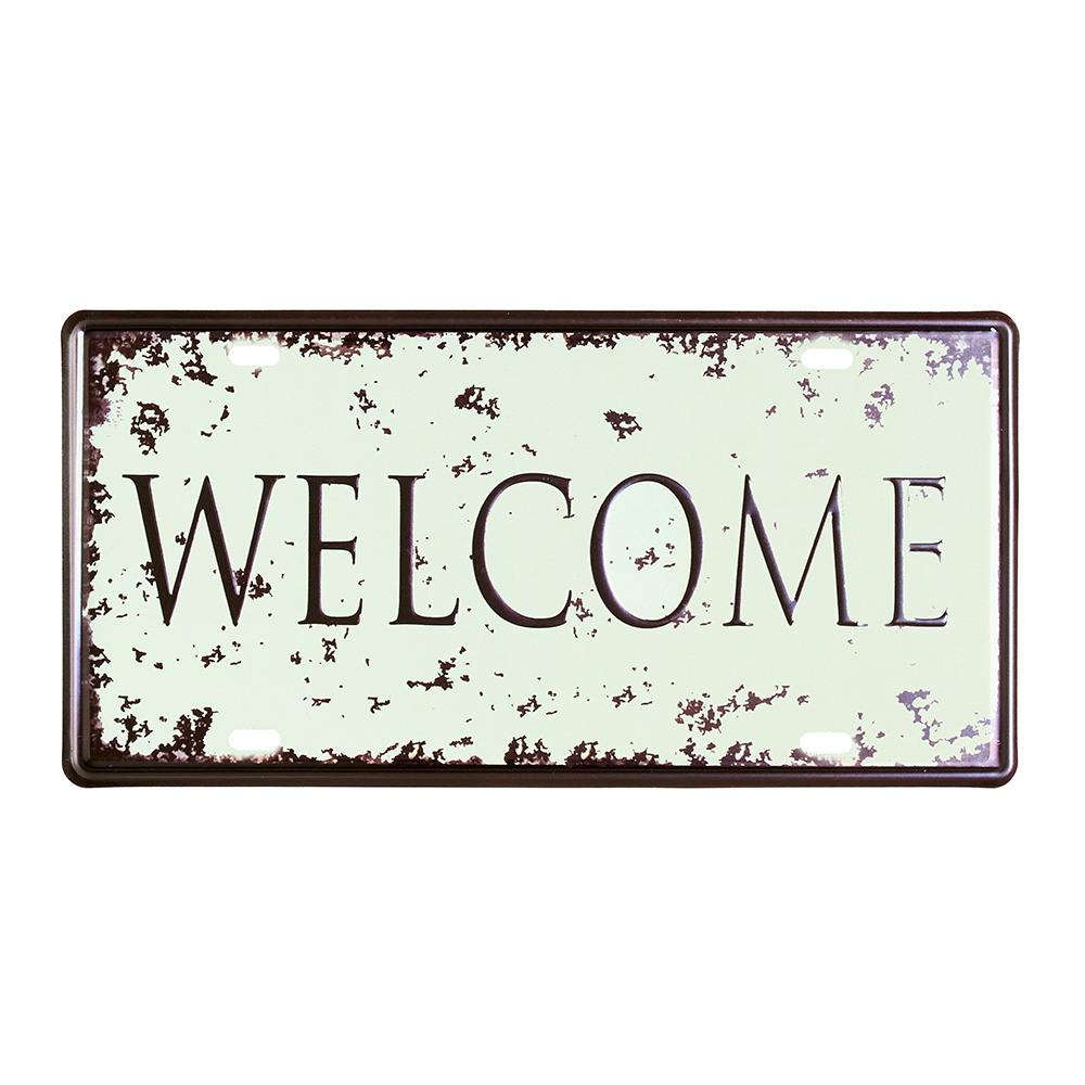 サインプレート WELCOME 30×15cm | 鋼材 通販 | ホームセンターのカインズ