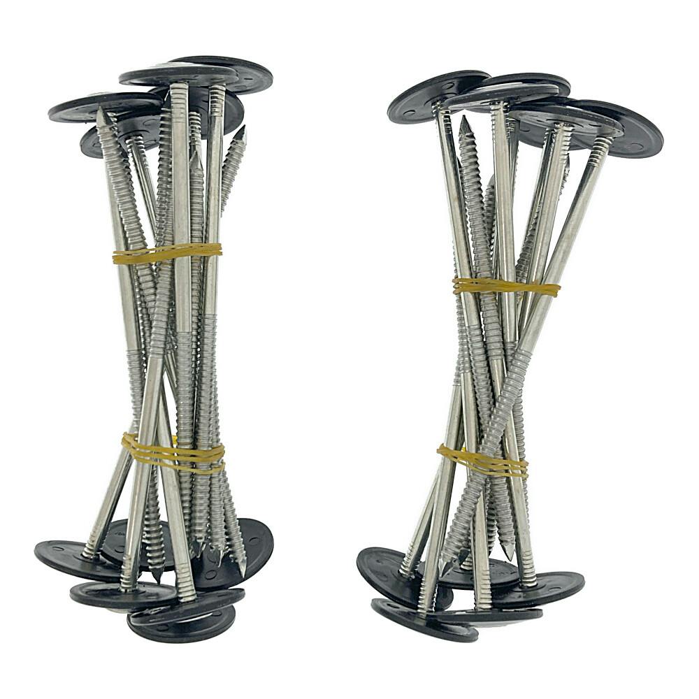 返し付きシート押え釘 150mm 22本 | 被覆資材 通販 | ホームセンターの