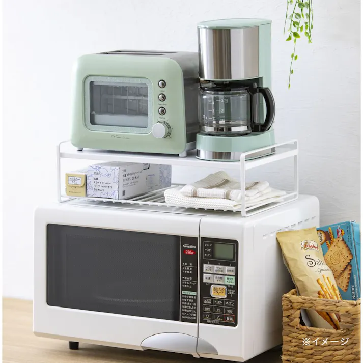 レンジ上ラック ホワイト