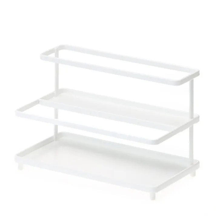 スパイスラック2段スリム ホワイト