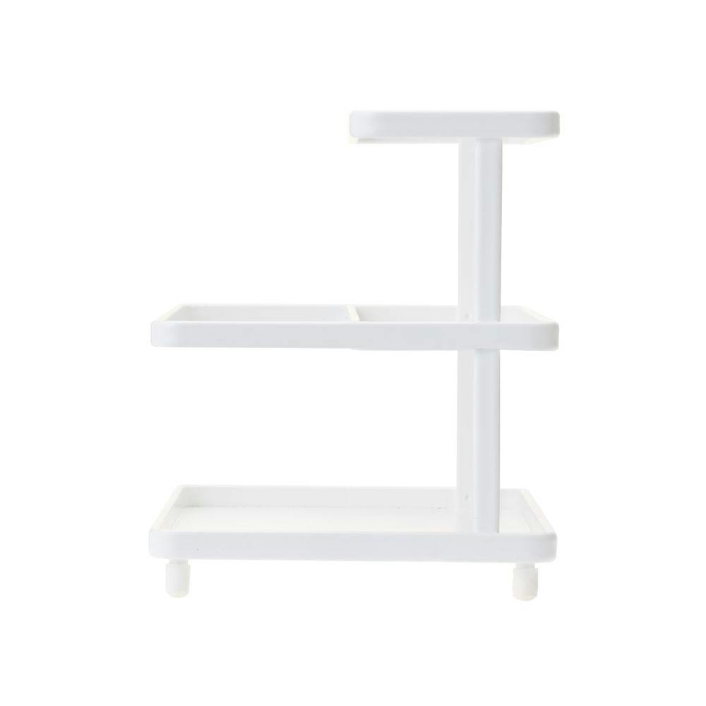 スパイスラック2段スリム ホワイト | キッチン収納 通販