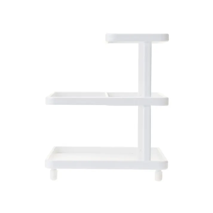 スパイスラック2段スリム ホワイト