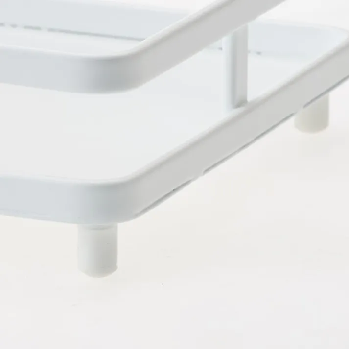 スパイスラック2段スリム ホワイト