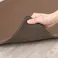 すき間を埋めるキッチンマット L-Fit 極厚 ブラウン L 45cm×240cm 厚み12mm クッション性 抗菌 燃えにくい 防カビ 拭くだけお手入れ