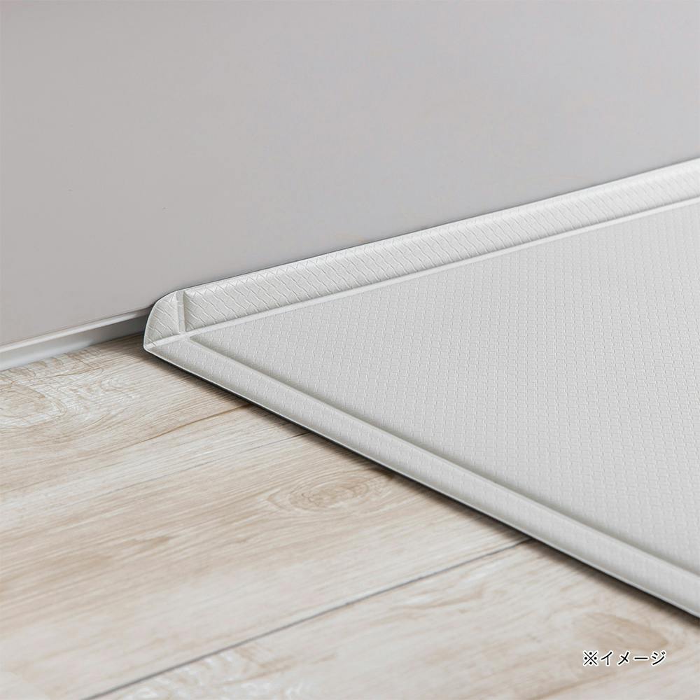 すき間を埋めるキッチンマット L-Fit ベージュ SS 45cm×90cm 厚み6mm クッション性 抗菌 燃えにくい 防カビ 拭くだけお手入れ