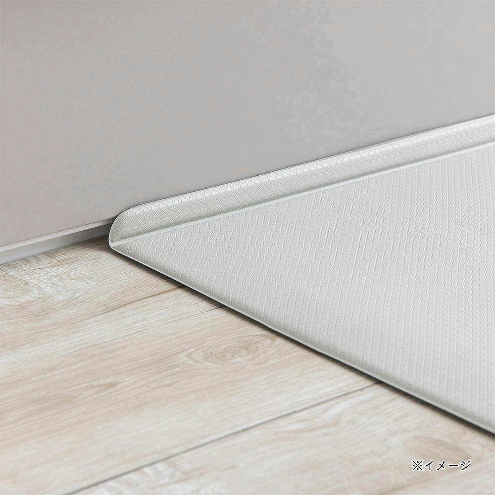 すき間を埋めるキッチンマット L-Fit ベージュ LL 45cm×270cm 厚み6mm クッション性 抗菌 燃えにくい 防カビ 拭くだけお手入れ