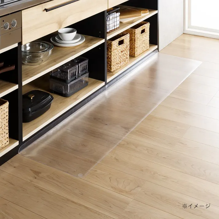 すき間を埋めるキッチンマット L-Fit 透明 M 45×180cm