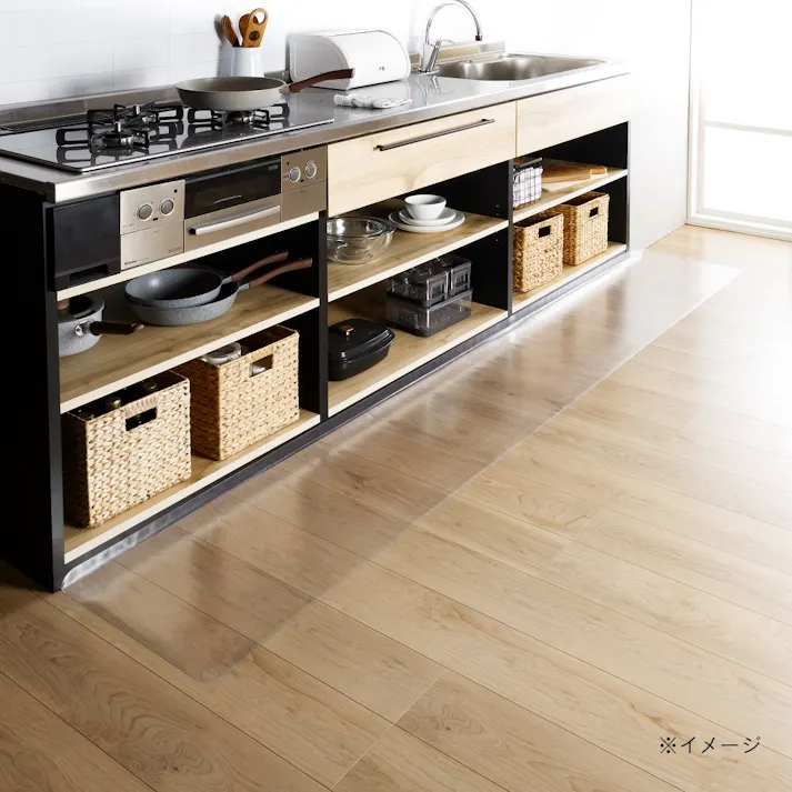 すき間を埋めるキッチンマット L-Fit 透明 LL 45×270cm