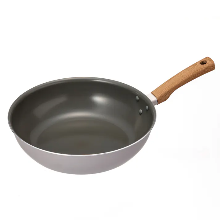 ガス火専用 こびりつきにくいフライパン 28cm深型