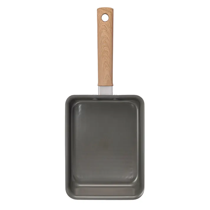 ガス火・IH対応 こびりつきにくいエッグパン 幅13cm 奥行18cm