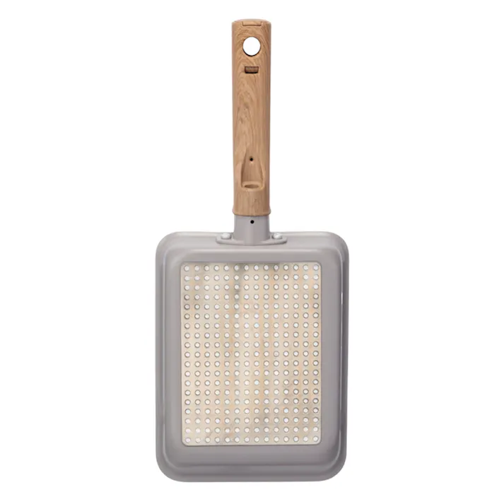 ガス火・IH対応 こびりつきにくいエッグパン 幅13cm 奥行18cm