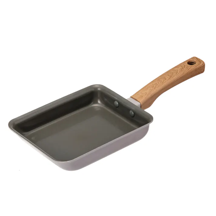 ガス火・IH対応 こびりつきにくいエッグパン 幅13cm 奥行18cm