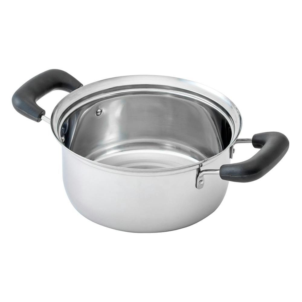 【新品】 コンパス両手鍋20センチ3.1ℓ 18-10ステンレスIH対応 楽天市場】深型 片手鍋 18cm ステンレス IH対応[ガス火もOK] CPS