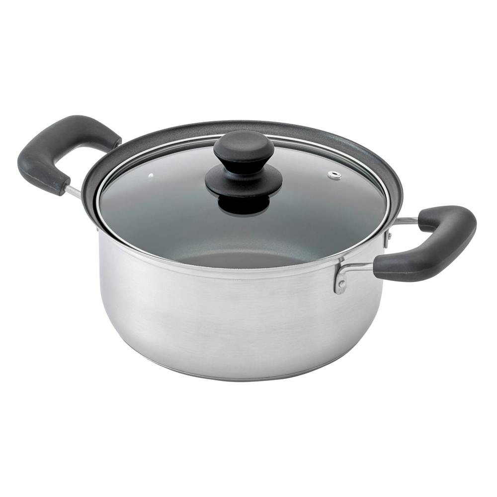 焦げ付きにくい 三層底ステンレス両手鍋 22cm | 鍋・やかん 通販