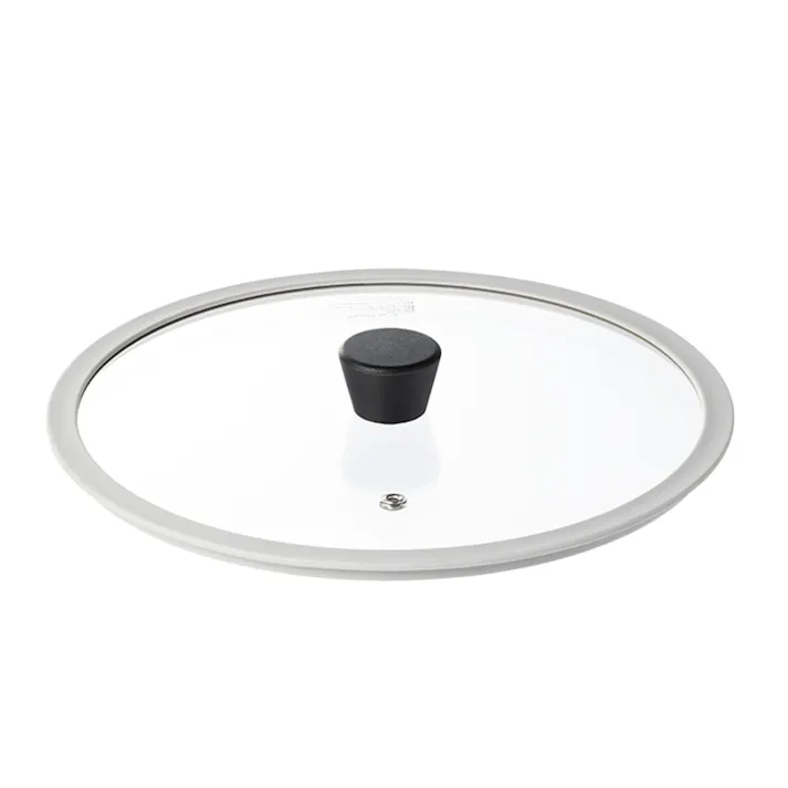 収納しやすいシリコーンフチガラス蓋 26cm