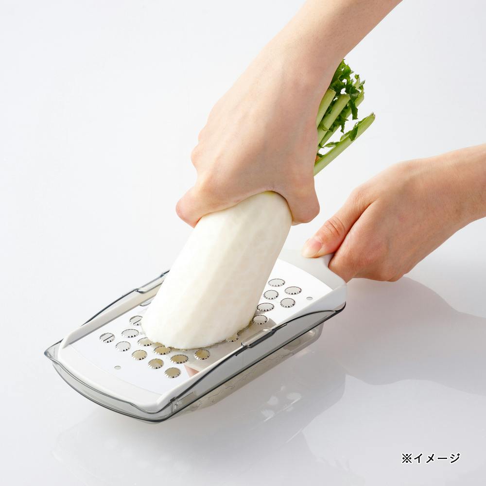 おろし器 倍速でつくれるおろし器 容器付き | 包丁・ハサミ・調理器具・製菓用品