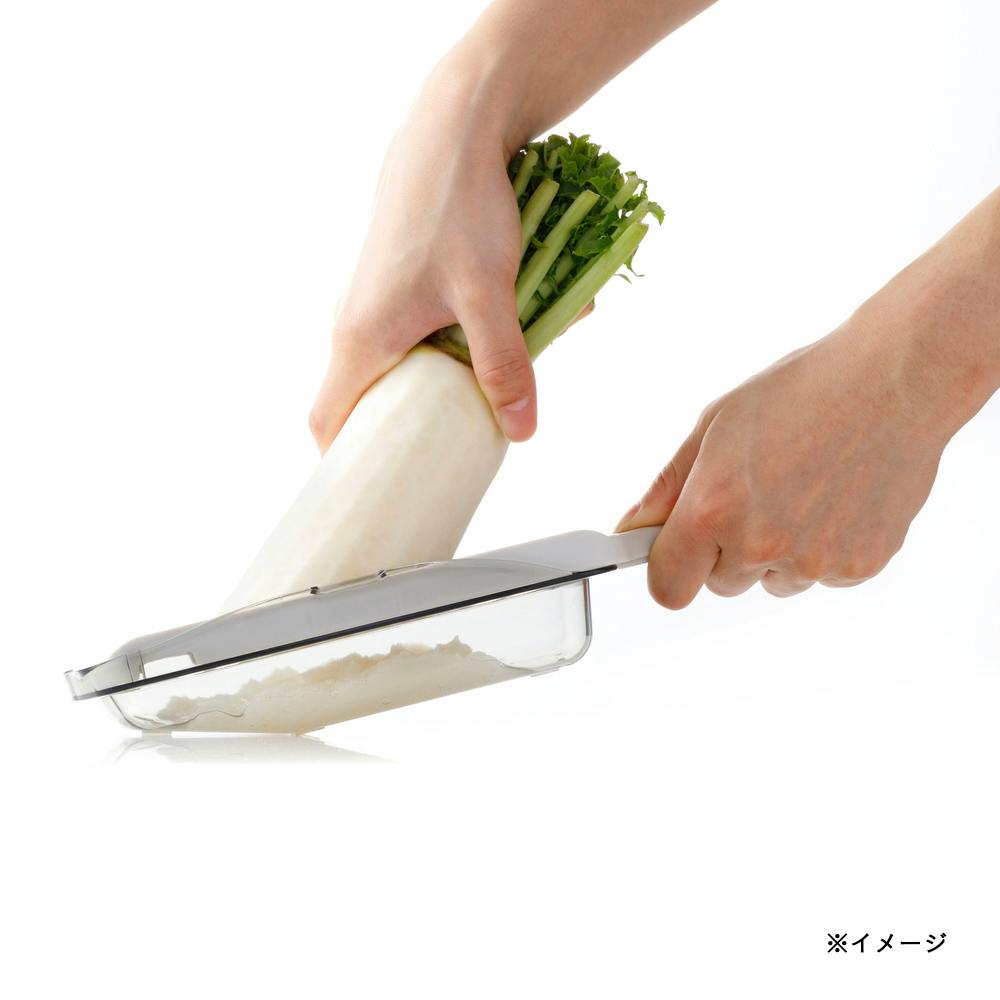 おろし器 倍速でつくれるおろし器 容器付き | 包丁・ハサミ・調理器具