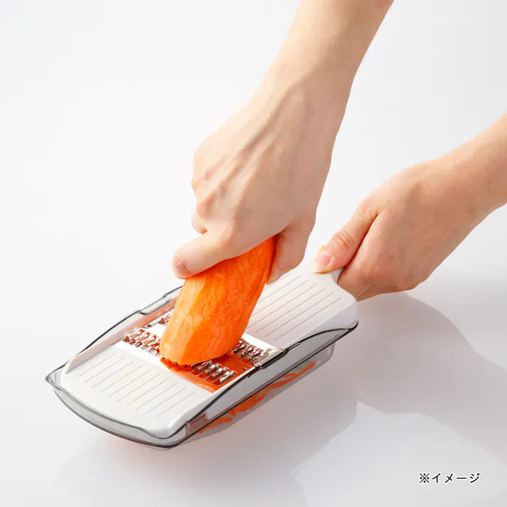 倍速でつくれる千切り器 容器付き