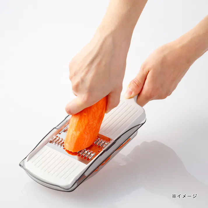 倍速でつくれる千切り器 容器付き