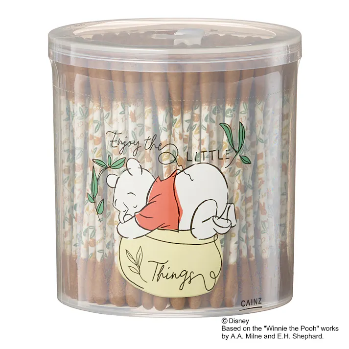 カインズ 抗菌 紙軸綿棒 くまのプーさん 200本