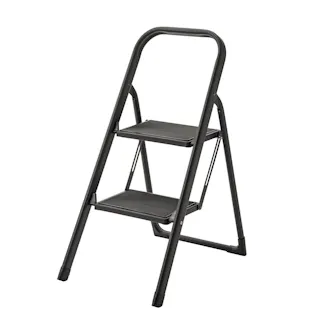 折たたみ式踏み台 ブラック 2段