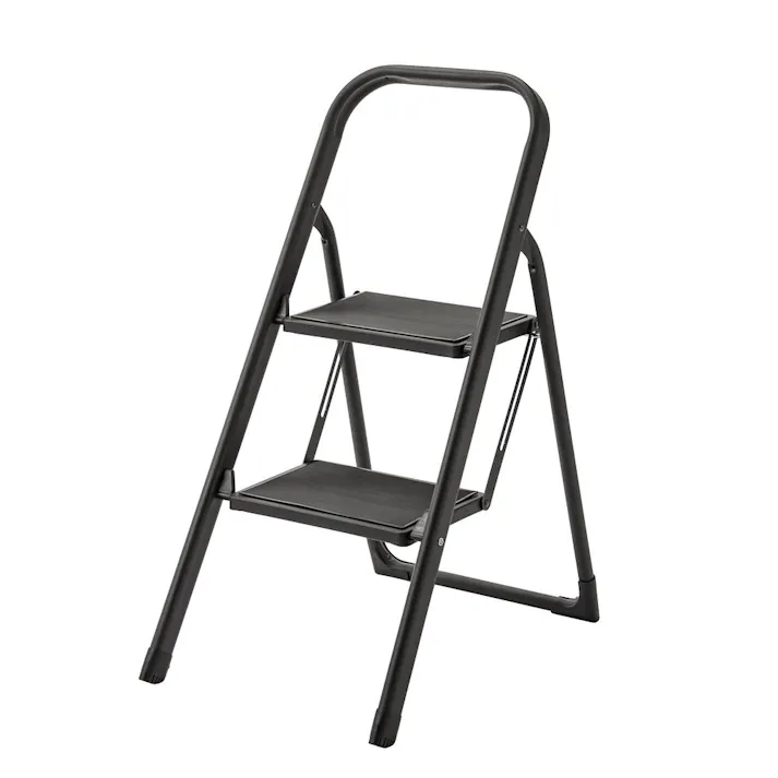 折たたみ式踏み台 ブラック 2段
