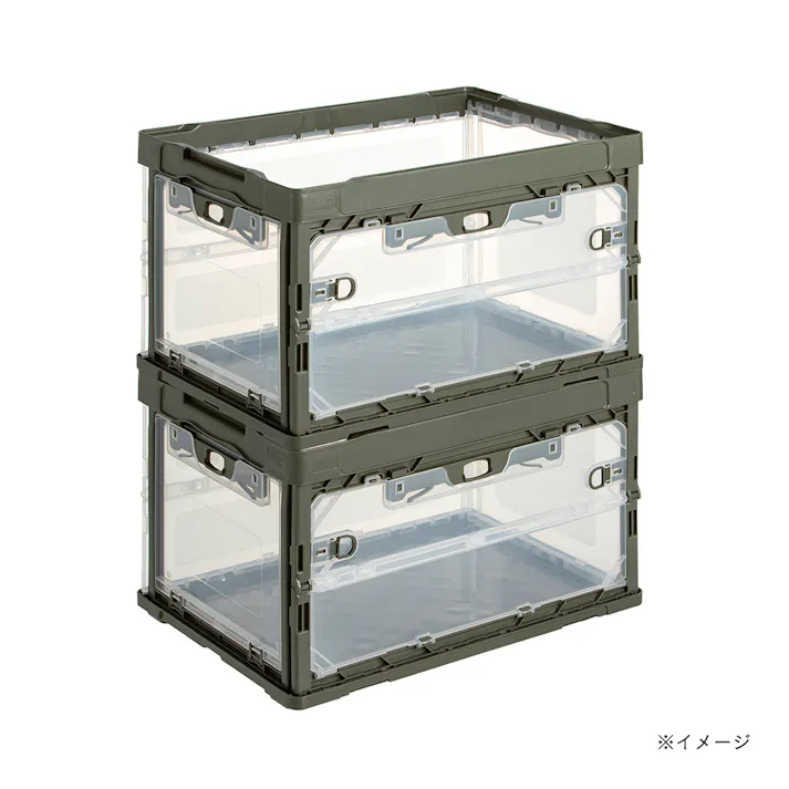 カインズ 横から取り出せる 折りたたみコンテナ