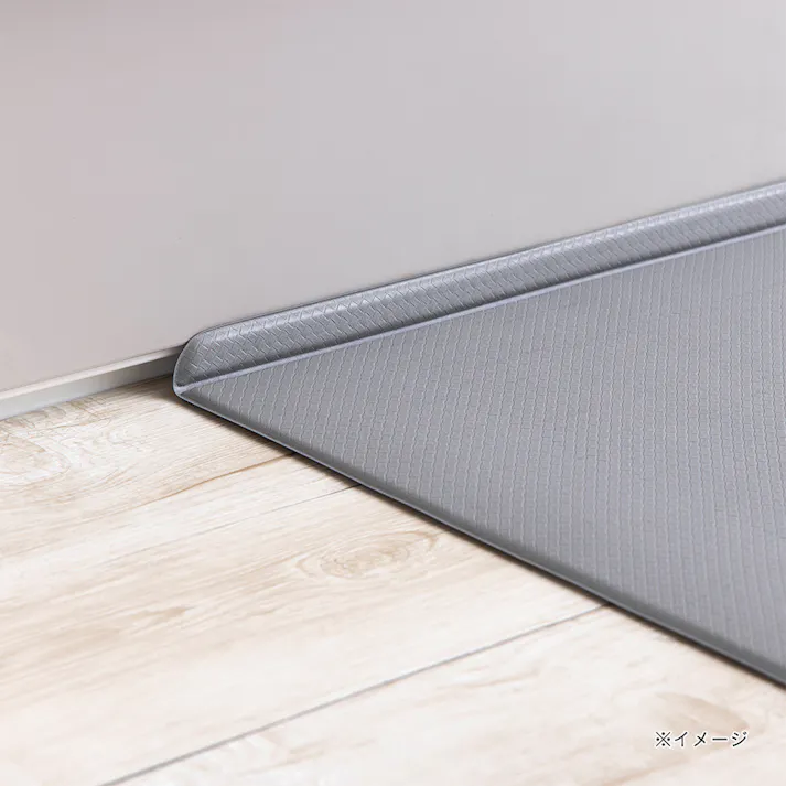 すき間を埋めるキッチンマット L-Fit モカXXL 60cm×270cm 厚み6mm クッション性 抗菌 燃えにくい 防カビ 拭くだけお手入れ