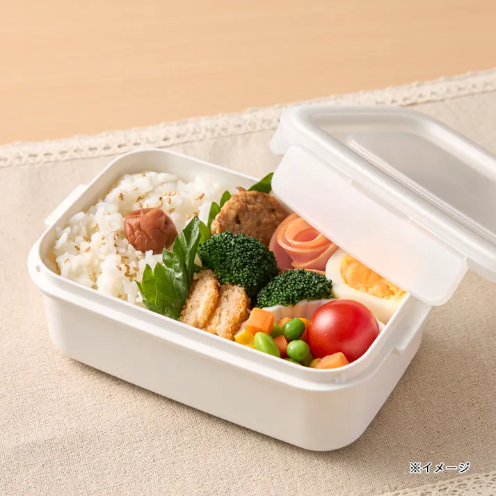 洗いやすい弁当箱 650ml ホワイト